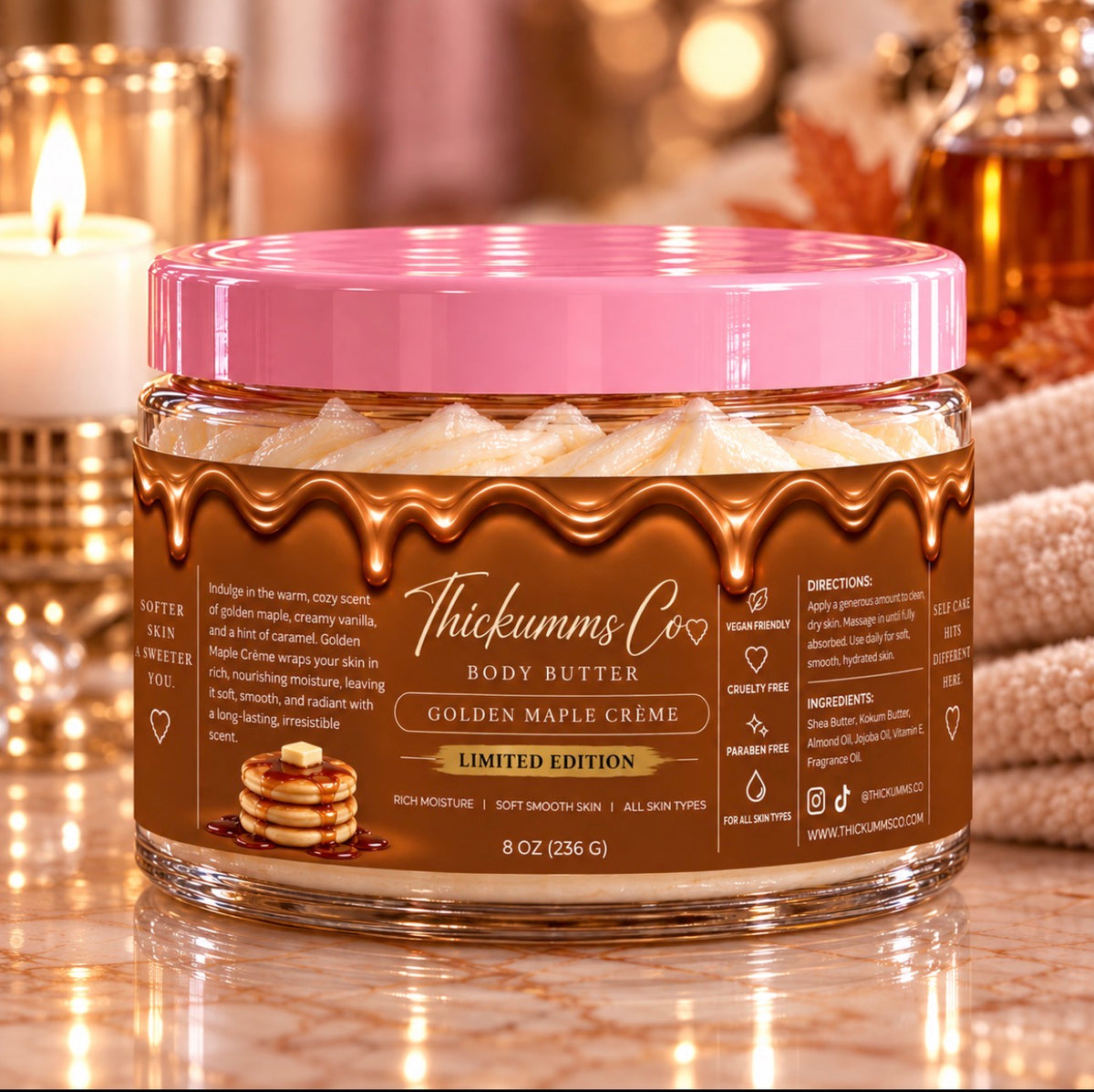 Golden Maple Crème Body Butter — Limited Edition